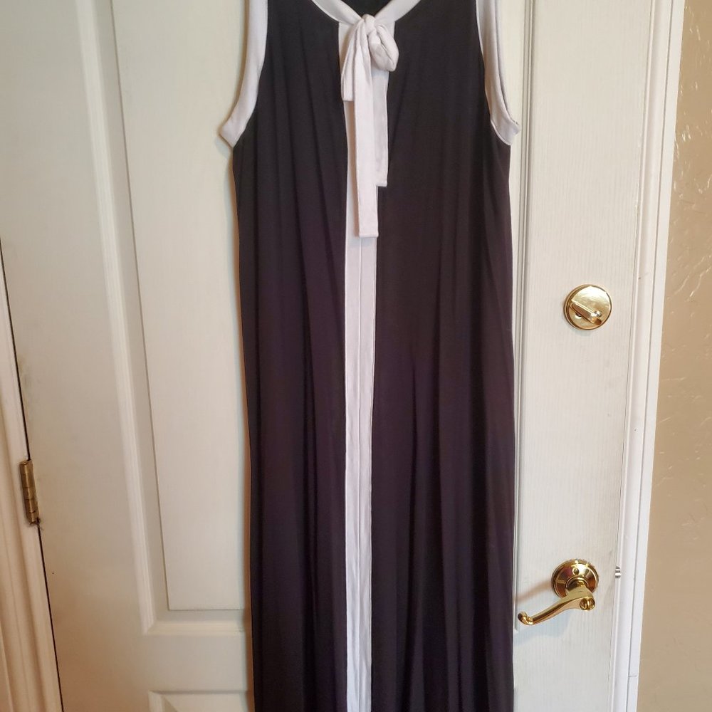 Black and White Lane Bryant Maxi Dress